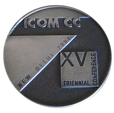 ICOM-CC Medal New Delhi 2008